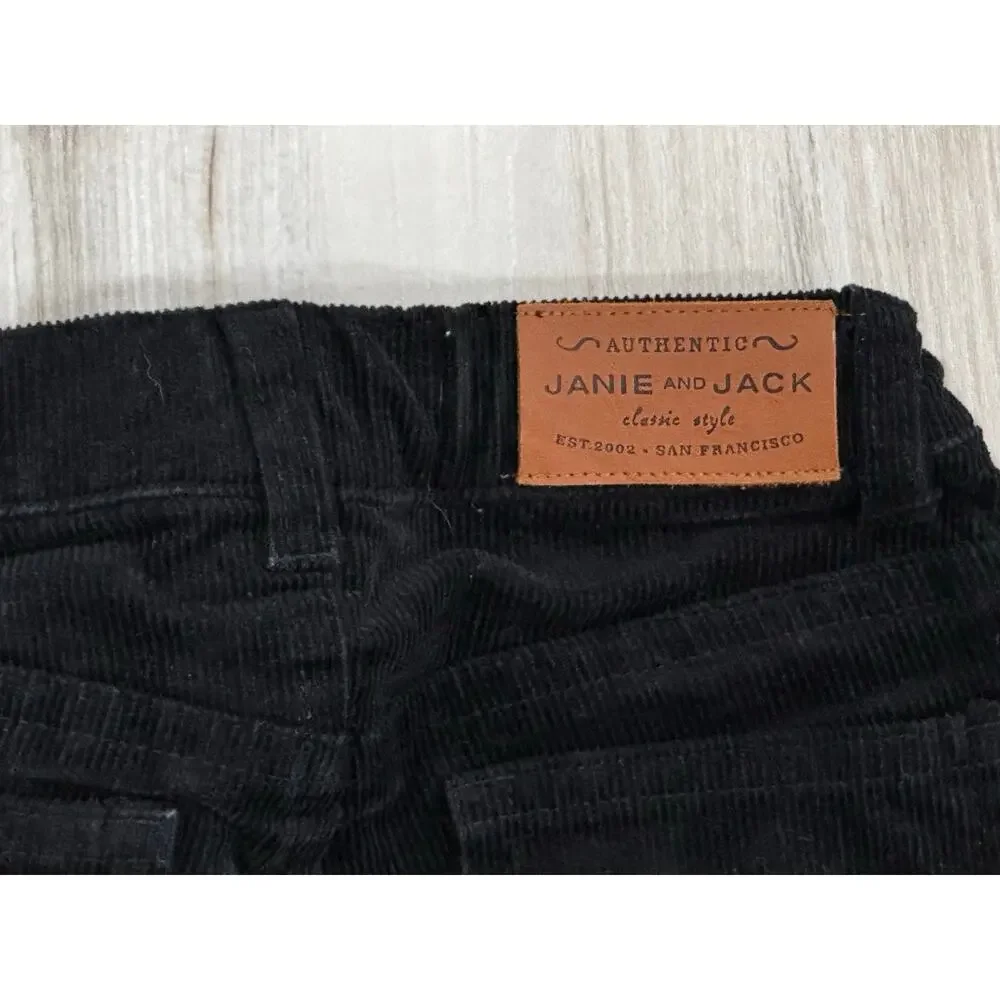 Boys Gymboree Toddler 2T Pants Blue Corduroy & Black Velvet Holiday